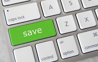 Save key highlighted in green